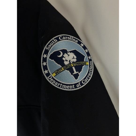 FLYING CROSS Mens Short-sleeve Shirt With Patch NAVY XL - Picture 6 of 12